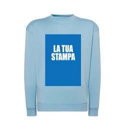 Customisable crew-neck sweatshirt