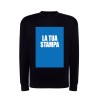 Customisable crew-neck sweatshirt