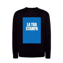 Customisable crew-neck sweatshirt