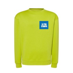 Customisable crew-neck sweatshirt