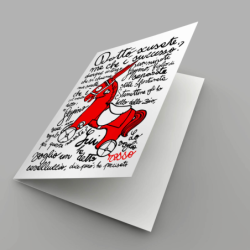 Little Red Horse Greeting Card – Bellavista Naples