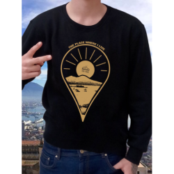 The Place where I live Sweatshirt – Naples in your heart