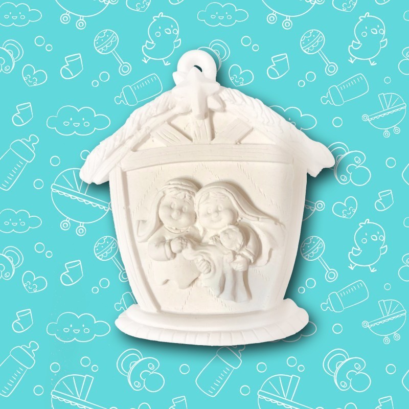 Ceramic Plaster Nativity Scene | Tattà
