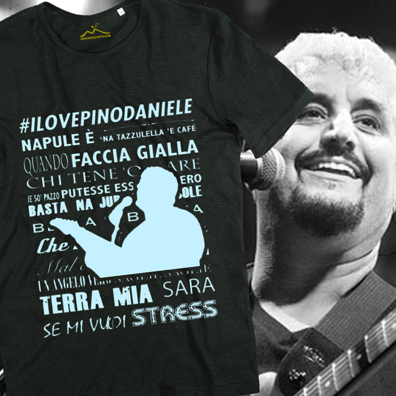 I Love Pino Daniele, TShirt Unisex
