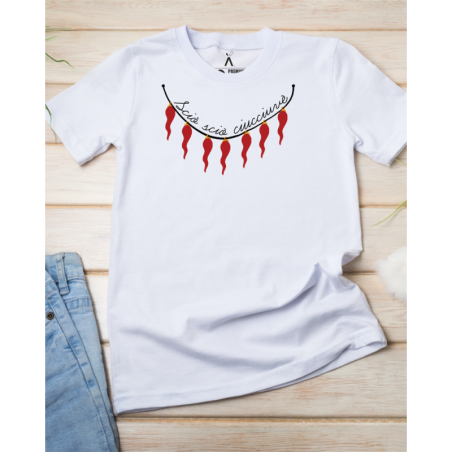 String of Horns, Unisex T-shirt, Neapolitan good luck charm