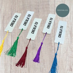 Personalised wooden bookmark with name or phrase