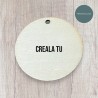 5 personalised tags with laser-engraved name or image