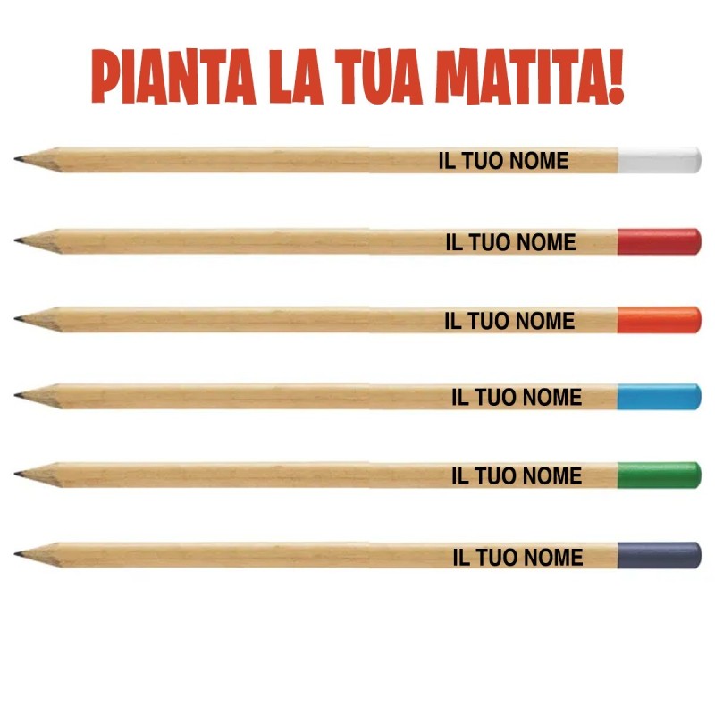 Matita PIANTABILE con nome personalizzato Matita PIANTABILE con nome personalizzato