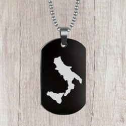Southern Italy, Elegant black nameplate