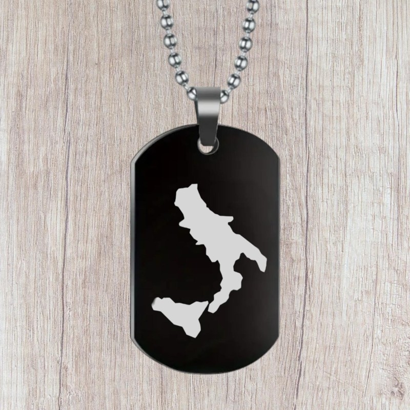 Southern Italy, Elegant black nameplate