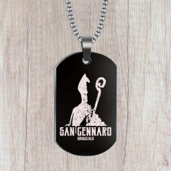 San Gennaro, Elegant black nameplate