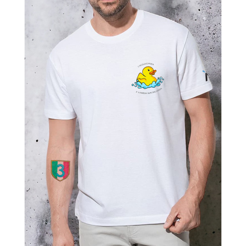 L'acqua è poca, Unisex T-shirt Neapolitan saying