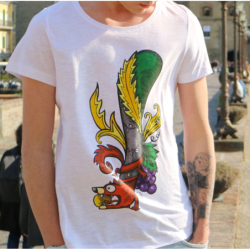 Asso 'e mazze, Neapolitan unisex t-shirt, strength