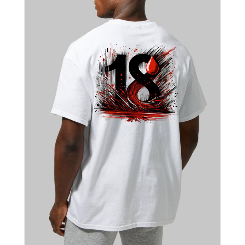 18 - 'O sanghe, Unisex t-shirt blood bond