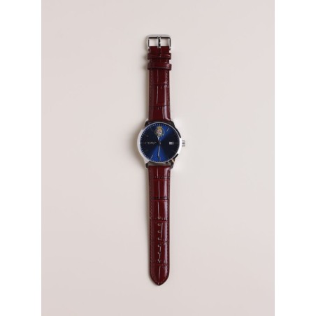 Argenio Orologio Argenio Napoli bluette stemma borbone cinturino in pelle