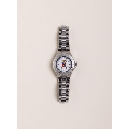 Argenio Orologio Argenio Napoli Nunziatella bianco con cinturino in acciaio