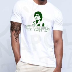 Only Maradona can judge me T-shirt Unisex Naples