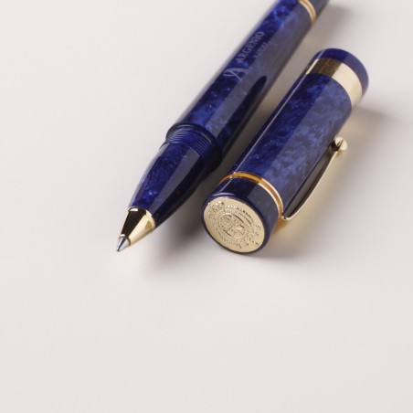 Penna roller blu Argenio Napoli Stemma Regno due Sicilie