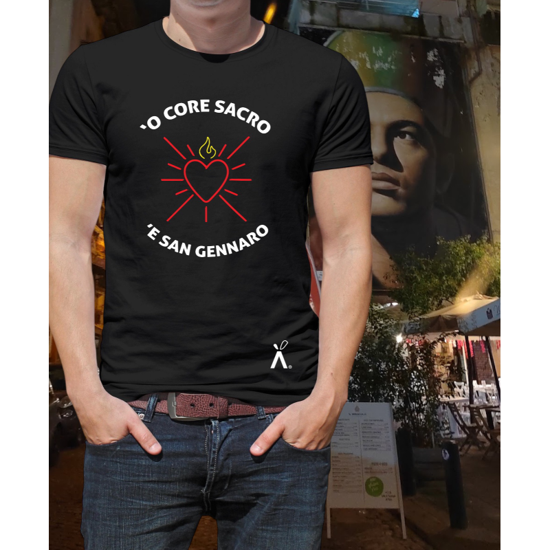 'O Core sacro 'e san Gennaro T-shirt Unisex Naples