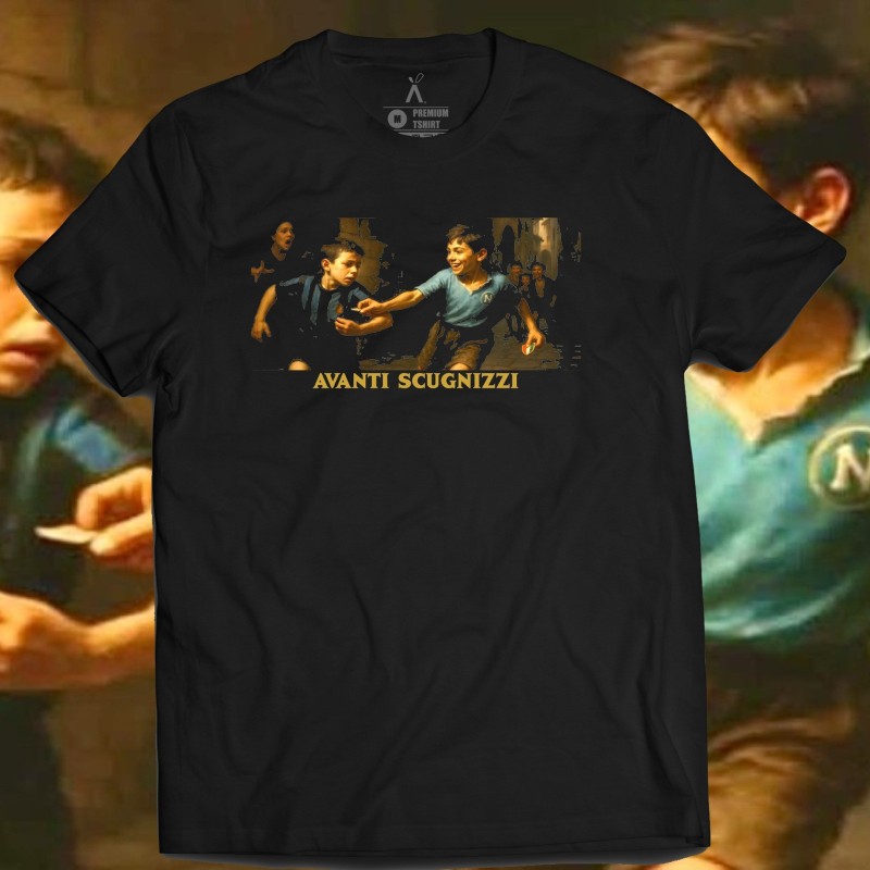 Avanti Scugnizzi, the Napoli title-winning T-shirt