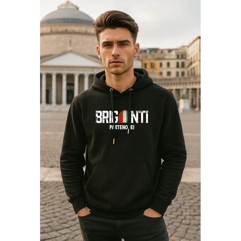 Briganti Partenopei, Felpa con cappuccio Briganti Partenopei, Felpa con cappuccio