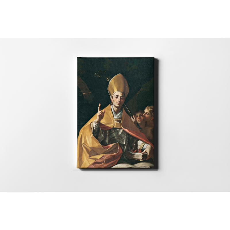San Gennaro di Solimena (Replica), Tela Canvas