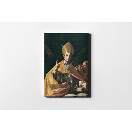San Gennaro di Solimena (Replica), Tela Canvas