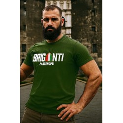 Briganti Partenopei Kombat, Unisex T-shirt - Military Green