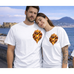 'O core nun se stuta, T-Shirt Unisex San Valentino Napoli