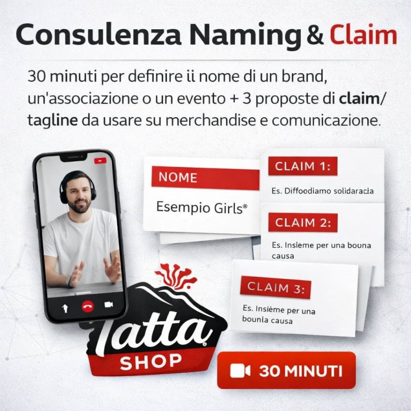 Consulenza Naming e Claim per Aziende · Tattà® Shop