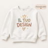 Customisable sweatshirt for boys and girls