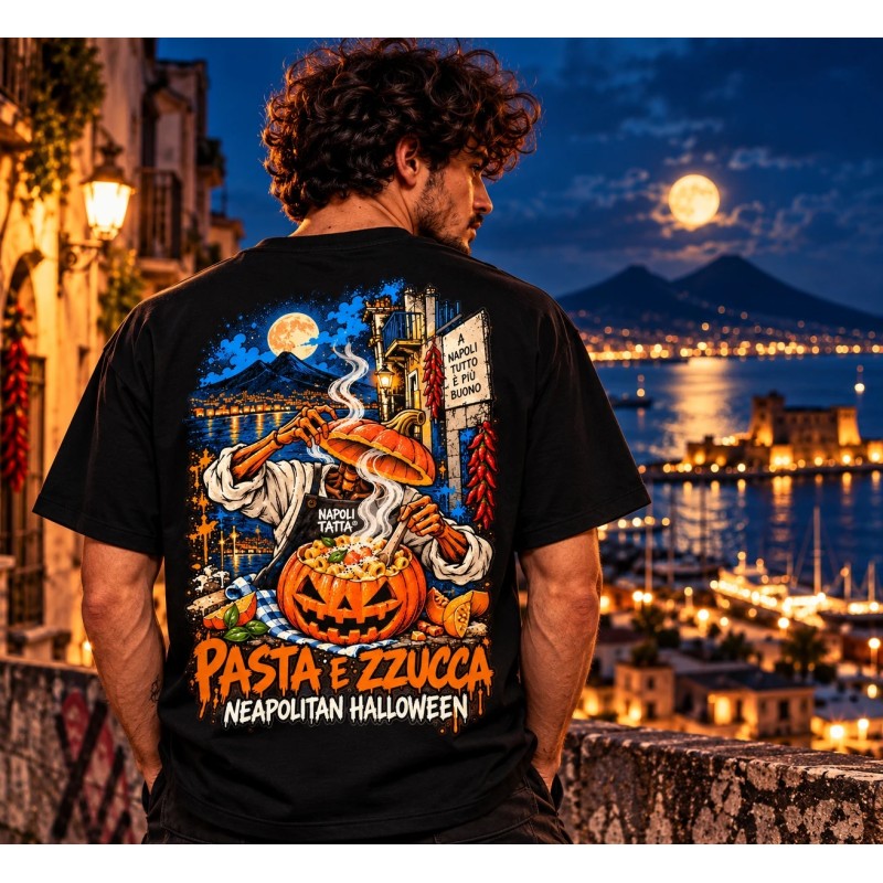 Pasta e Zucca T-shirt, back with the design