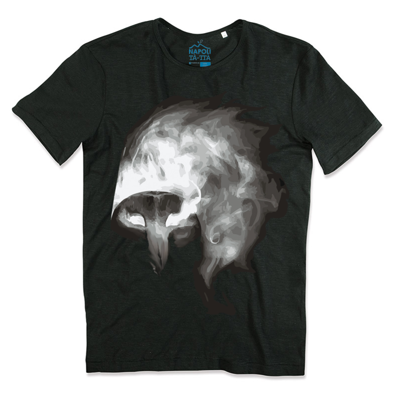 Pulcinella Ghost, Unisex T-shirt for Naples' iconic mask