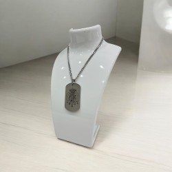 Necklace with Regno delle Due Sicilie plate