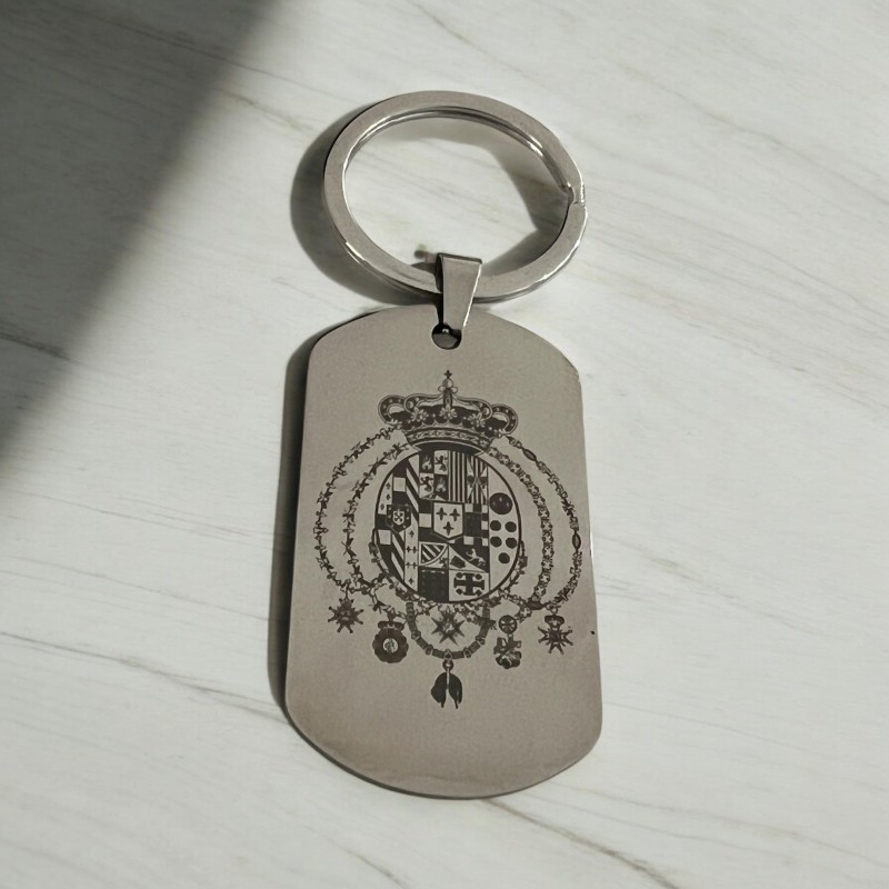 Bourbon Coat of Arms Keyring