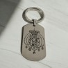 Bourbon Coat of Arms Keyring