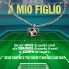 Football, Stainless steel necklace with pendant
