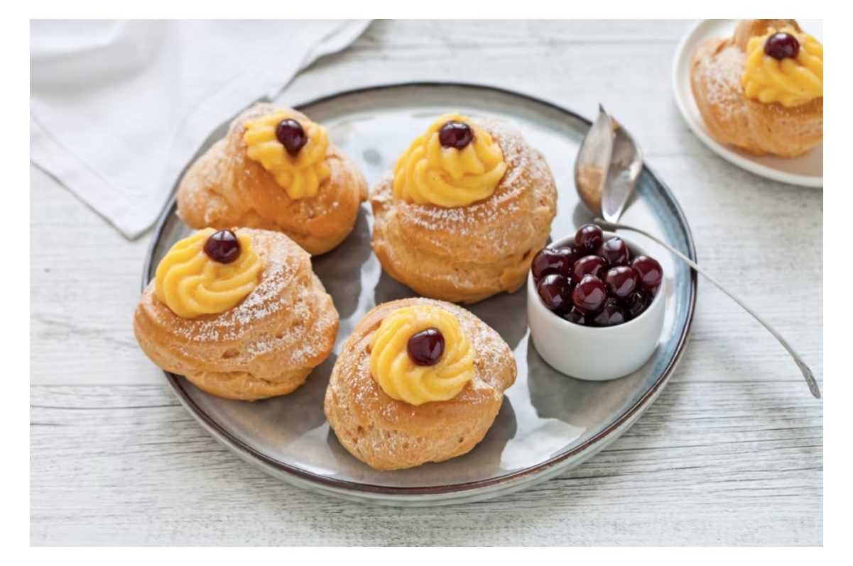 Zeppole di San Giuseppe al forno